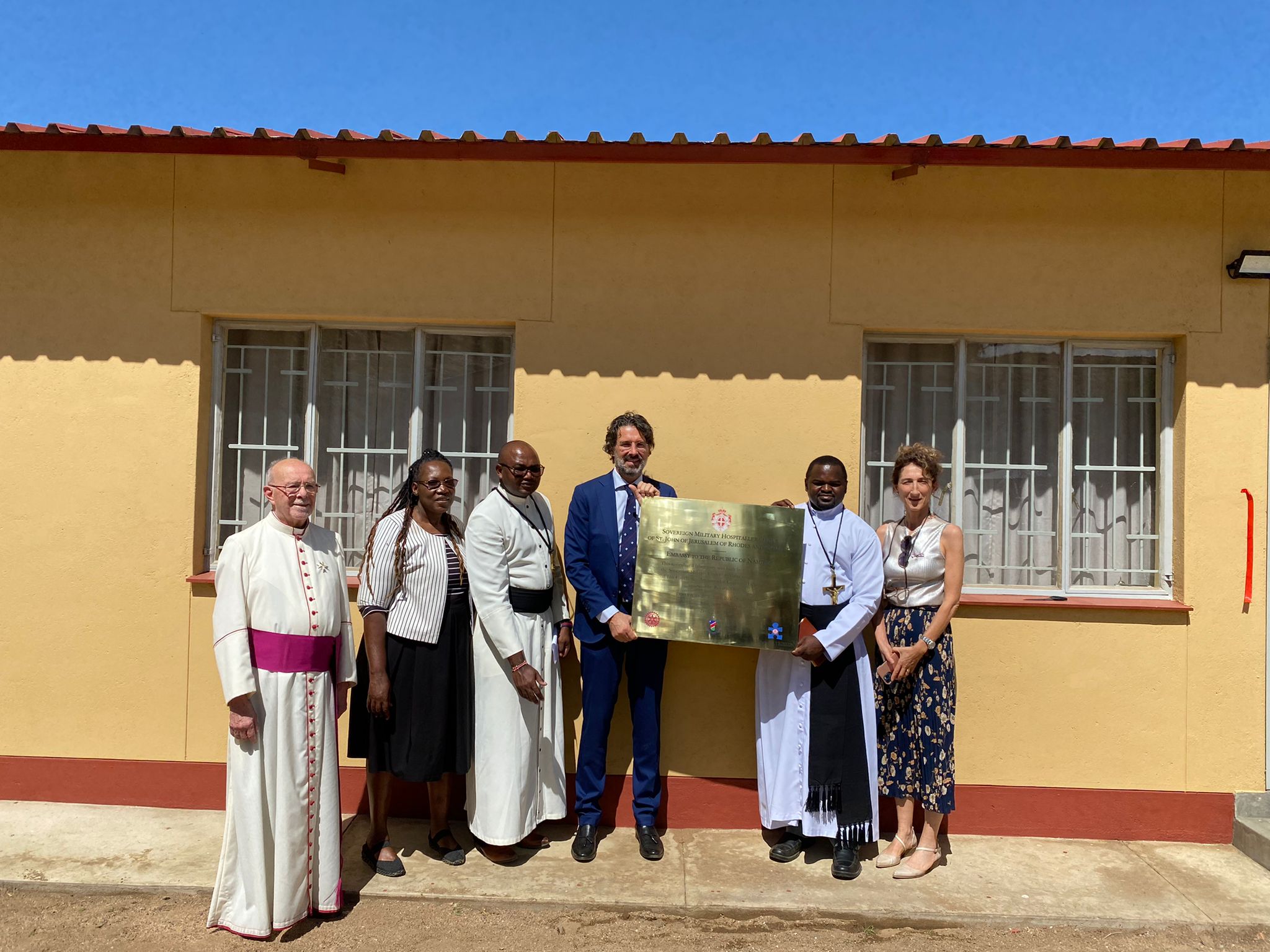 The Embassy of the Order to Namibia inaugurates a new professional school in Döbra