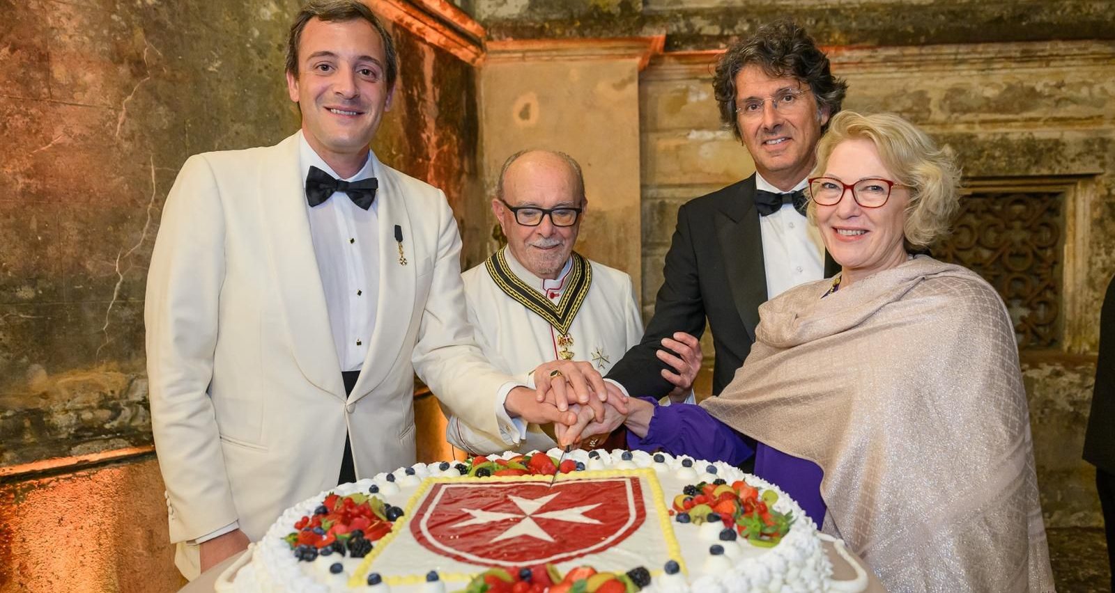 Order of Malta and Republic of Namibia: Gran Gala dinner at Villa Orlando