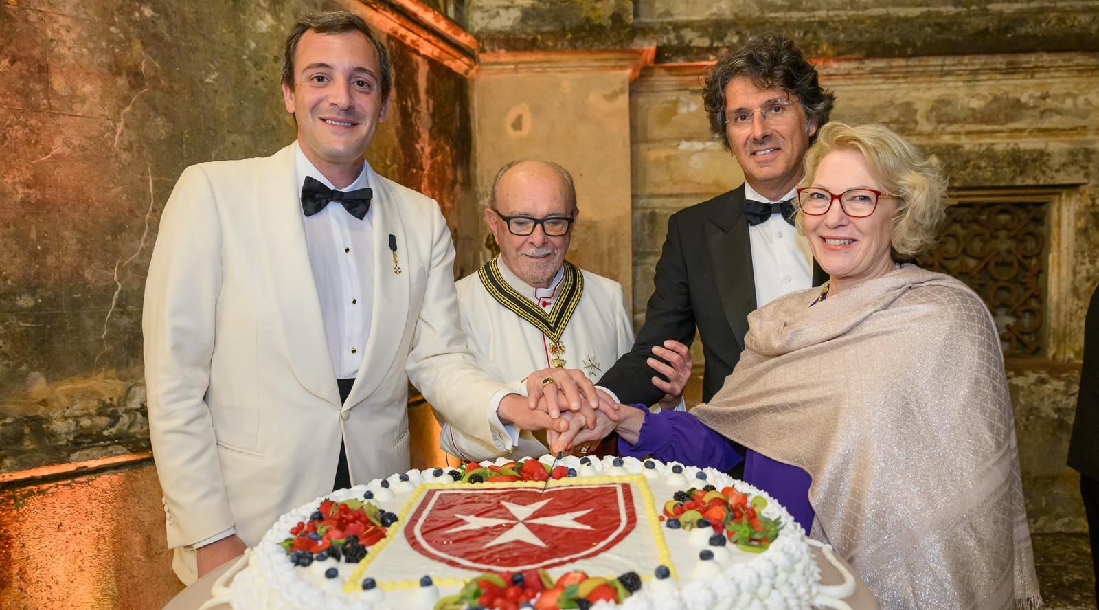Order of Malta and Republic of Namibia: Gran Gala dinner at Villa Orlando